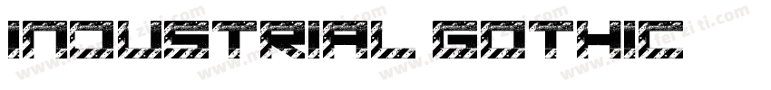 Industrial Gothic字体转换